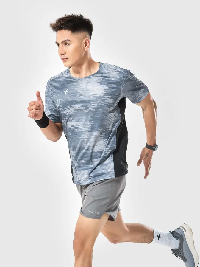 Áo thun chạy bộ Advanced Vent Tech Graphic Camo