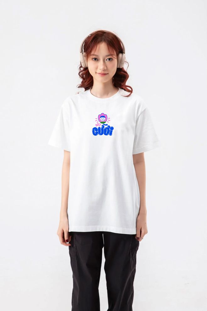 Áo in cotton Care & Share - Nụ cười 