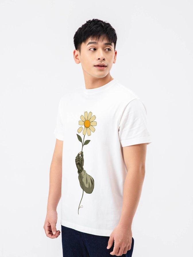 Áo thun Cotton Compact Hoa Cúc