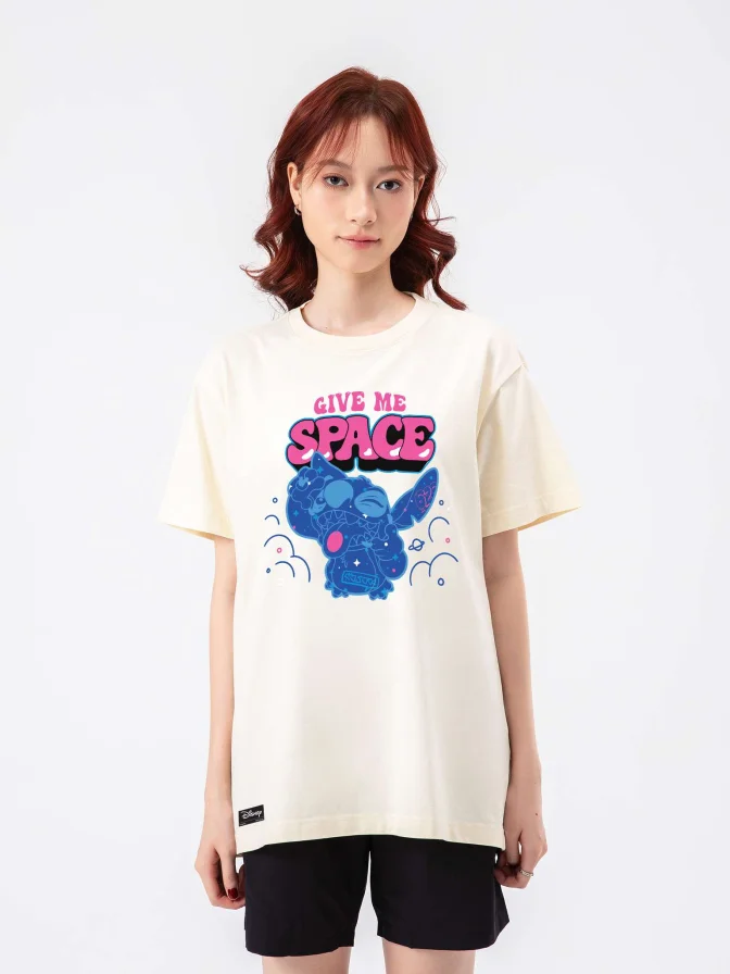 Áo thun Relaxed Fit Stitch Give Me Space
