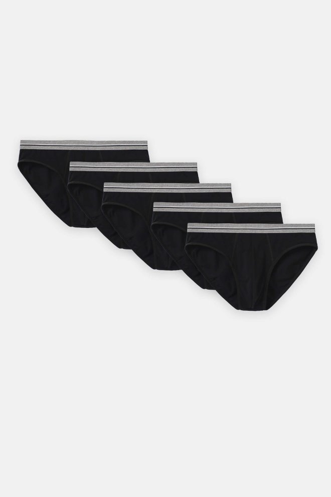 Pack 5 Quần Lót Nam Brief Cotton Basics more