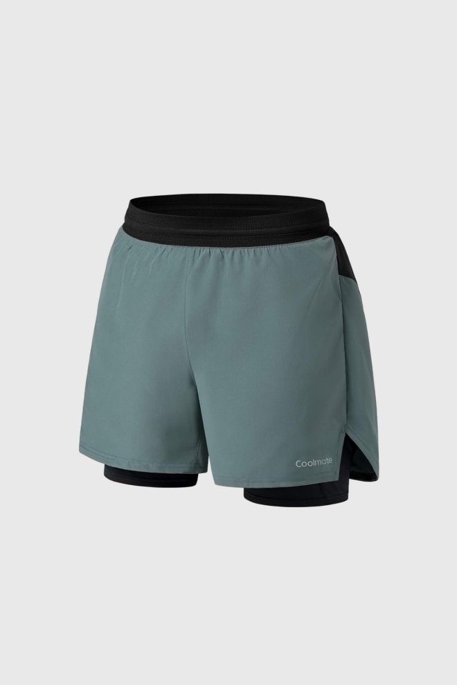 Quần Shorts Chạy Bộ 2 Lớp Essential more