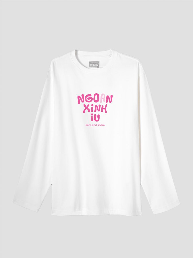 Áo dài tay RELAXED FIT CARE SHARE - ÁO ẤM CHO EM - NGOAN XINH IU