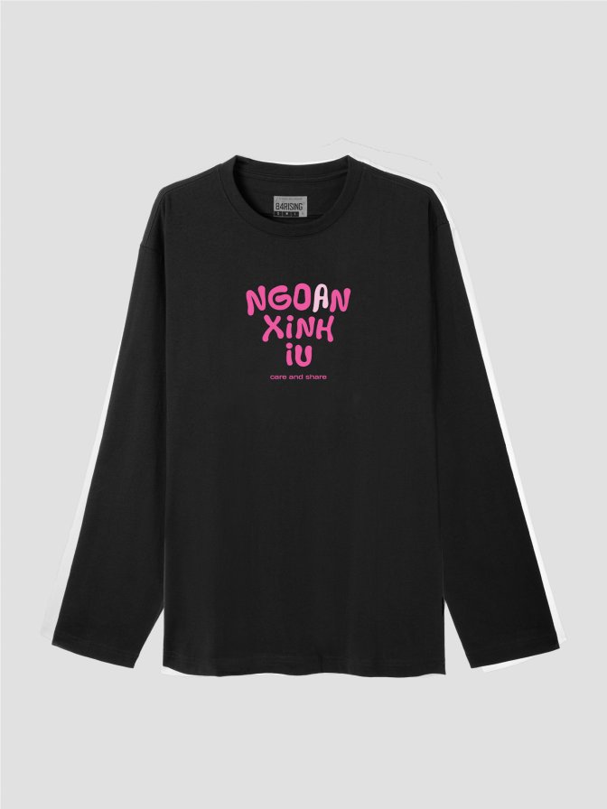 Áo dài tay RELAXED FIT CARE SHARE - ÁO ẤM CHO EM - NGOAN XINH IU more