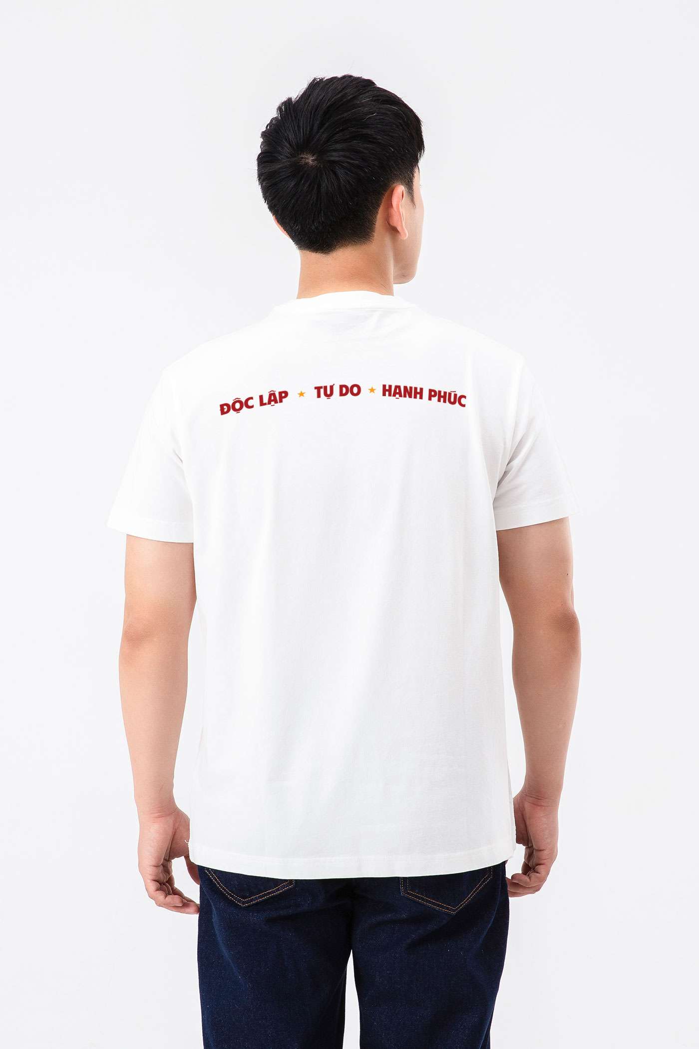 Áo thun Relaxed fit in Cờ đỏ - Độc lập more