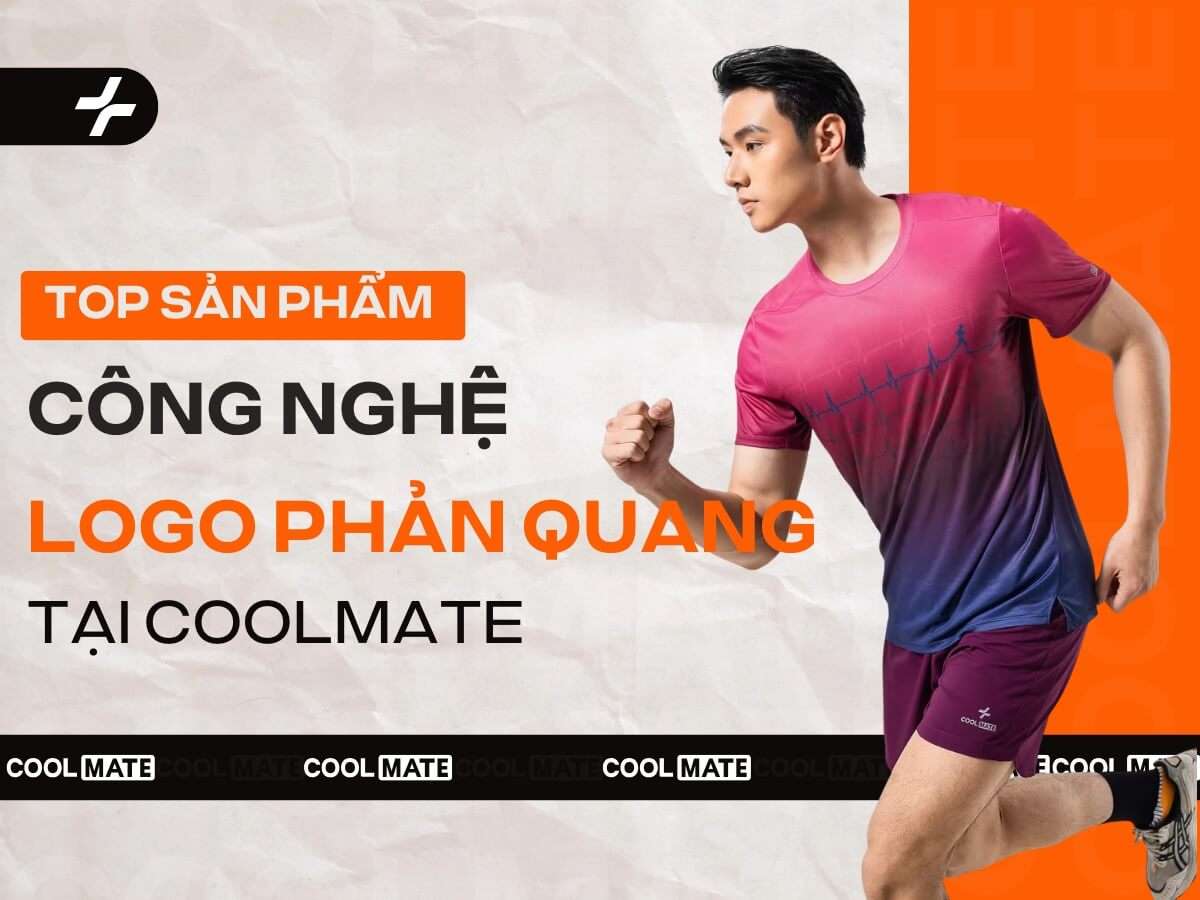 8 sản phẩm ứng dụng công nghệ logo phản quang tại Coolmate 