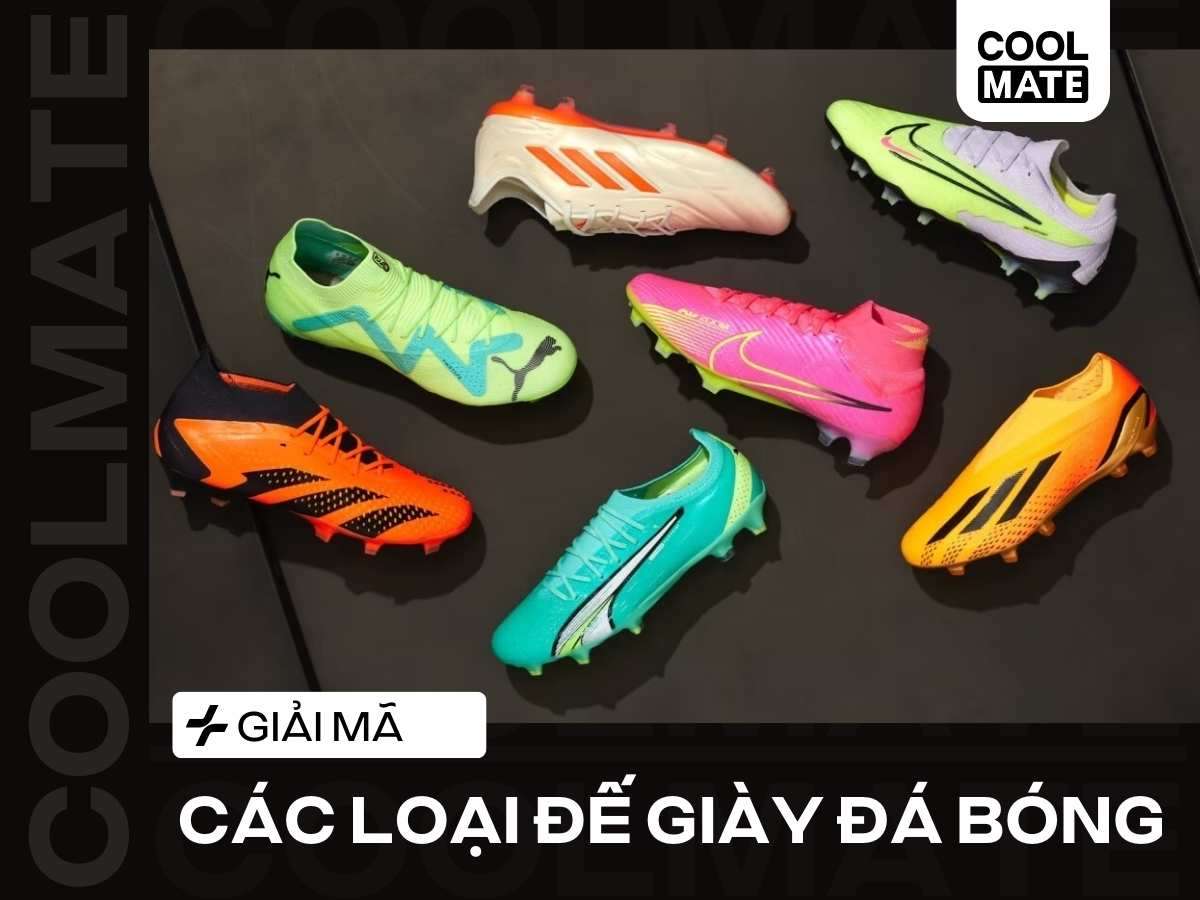 Giải Mã Các Loại Đế Giày Đá Bóng: Chọn Chuẩn, Chinh Phục Mọi Sân