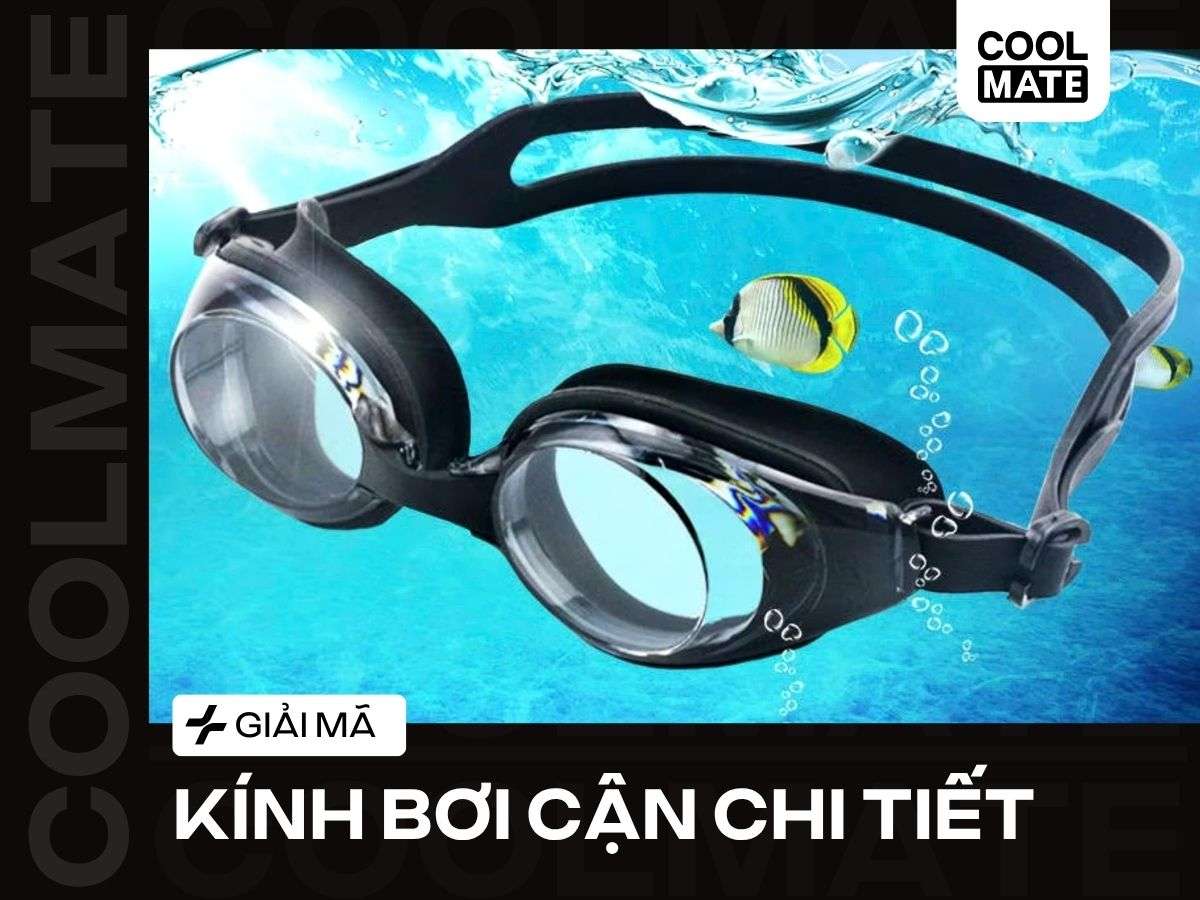 Kính bơi cận là gì? Giải pháp nhìn rõ, chọn chuẩn, bơi "ngon"!