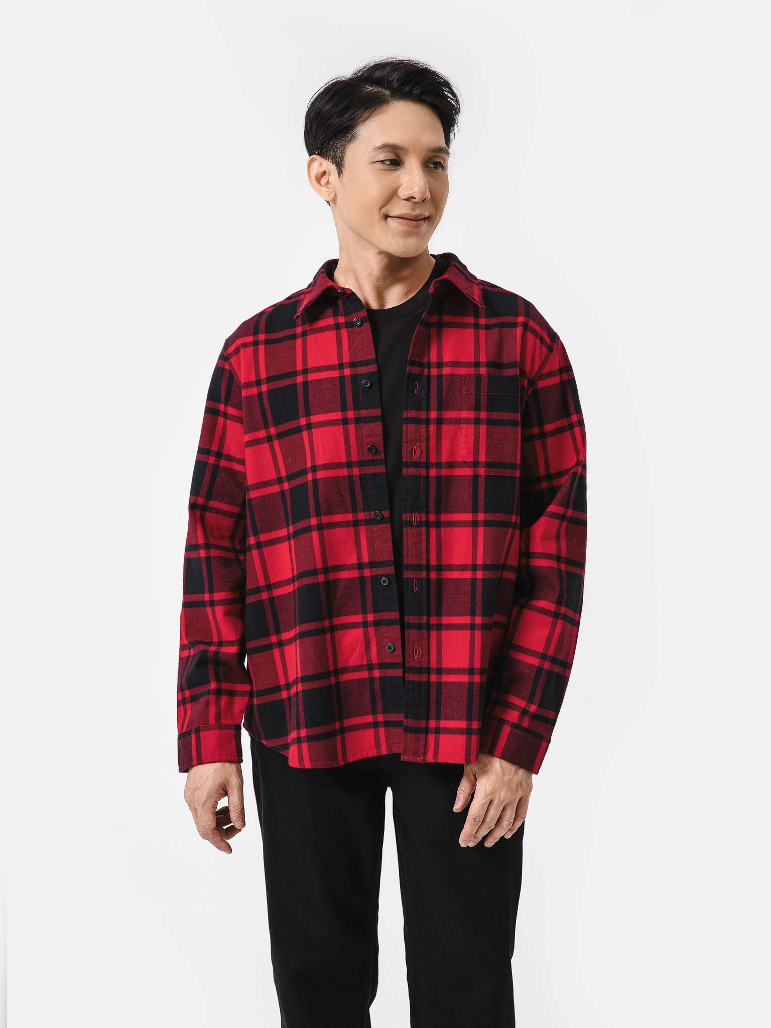 Áo sơ mi Flannel 100% Cotton