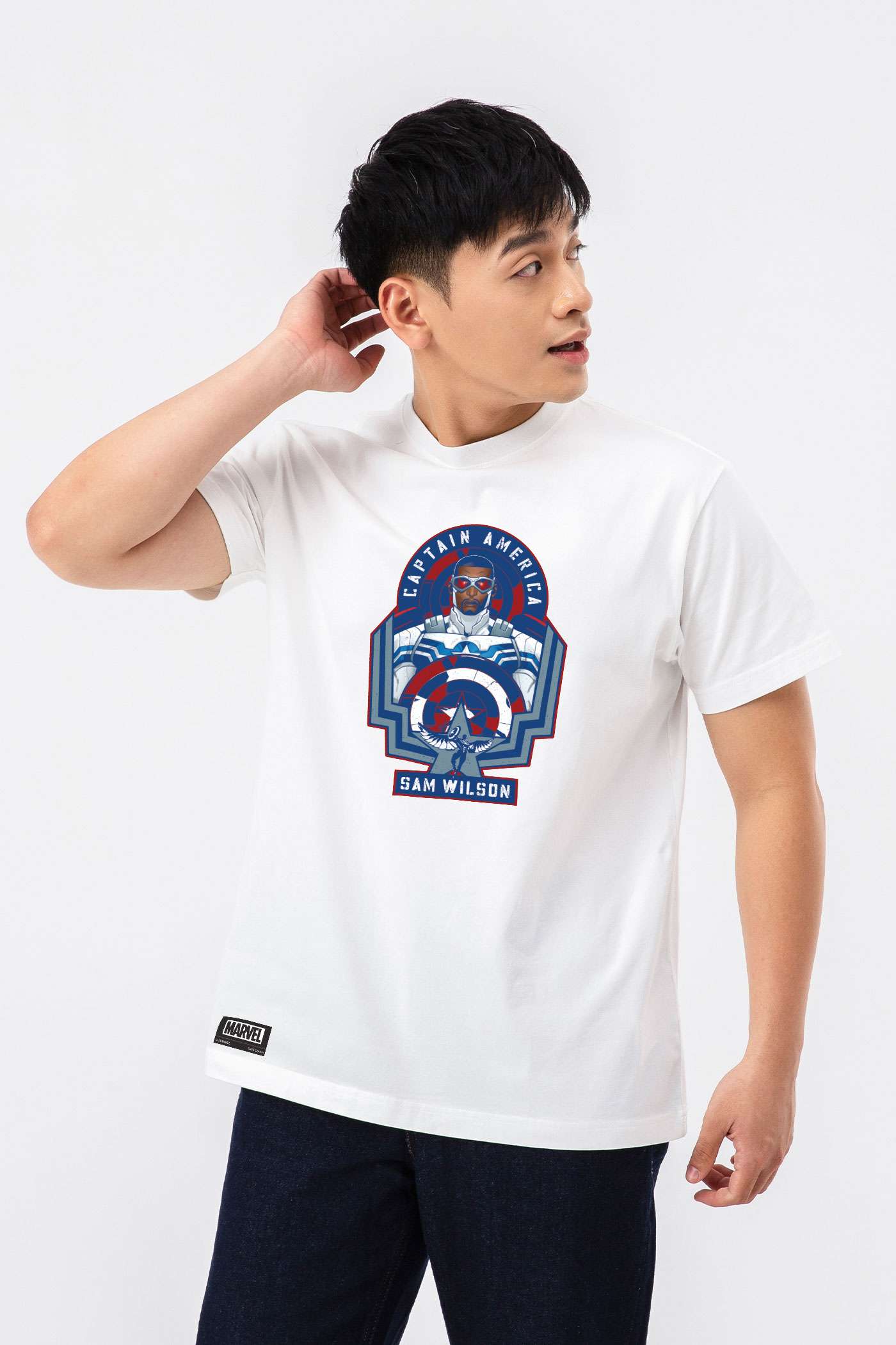 Áo thun Relaxed Fit 84RISING Marvel Captain America - The Soldier