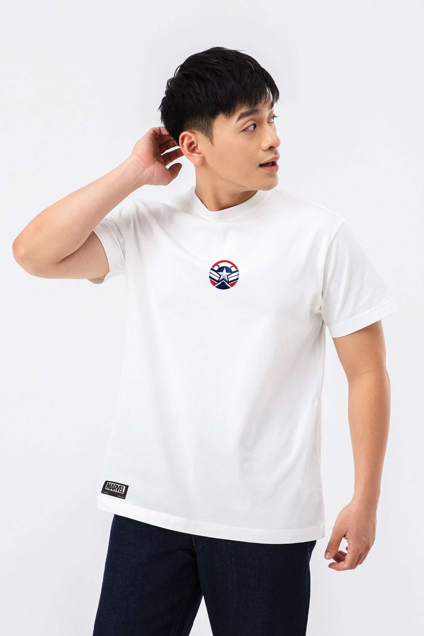 Áo thun Relaxed Fit 84RISING Marvel Captain America - American Symbol