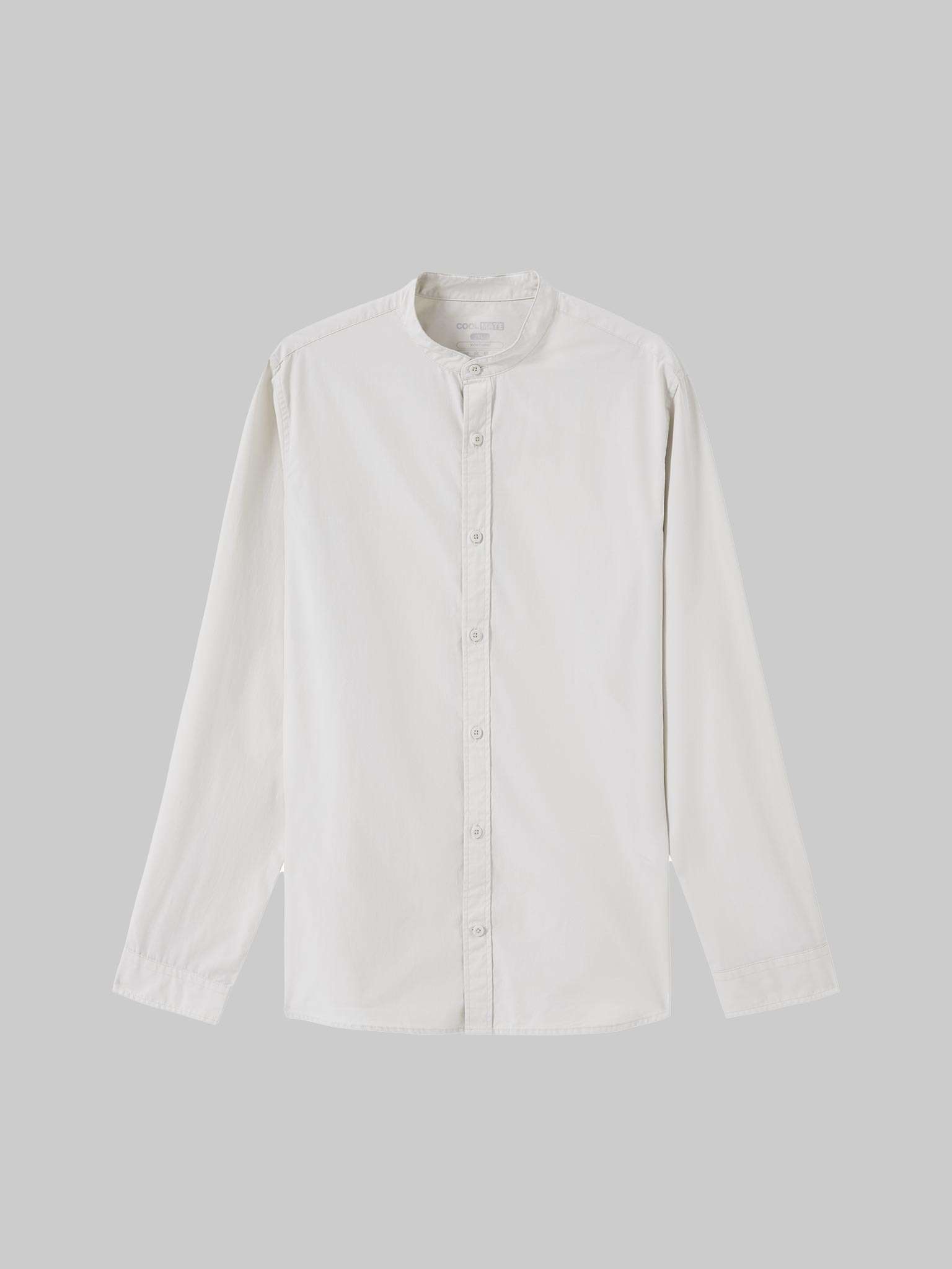 Áo sơ mi dài tay cổ tàu Premium Poplin  more