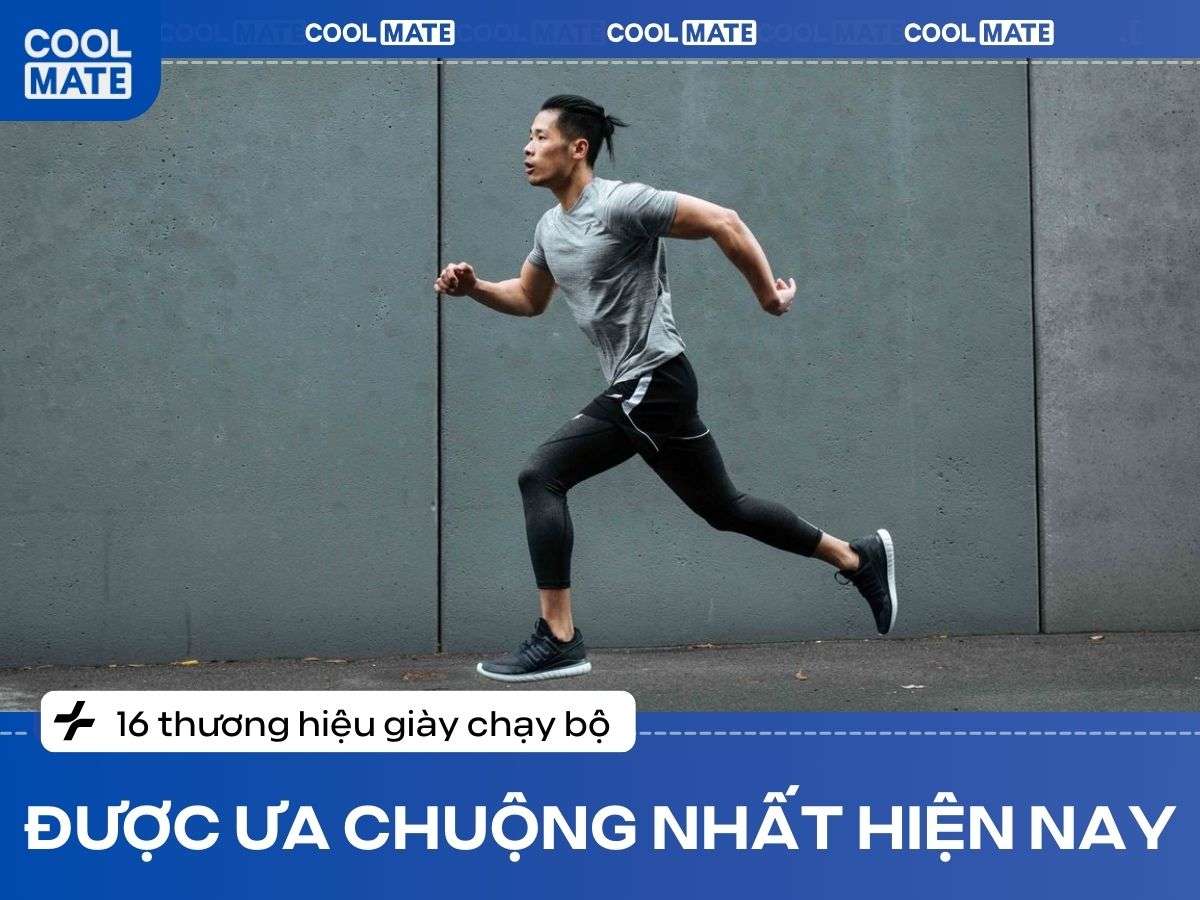 16 thương hiệu giày chạy bộ được ưa chuộng nhất hiện nay