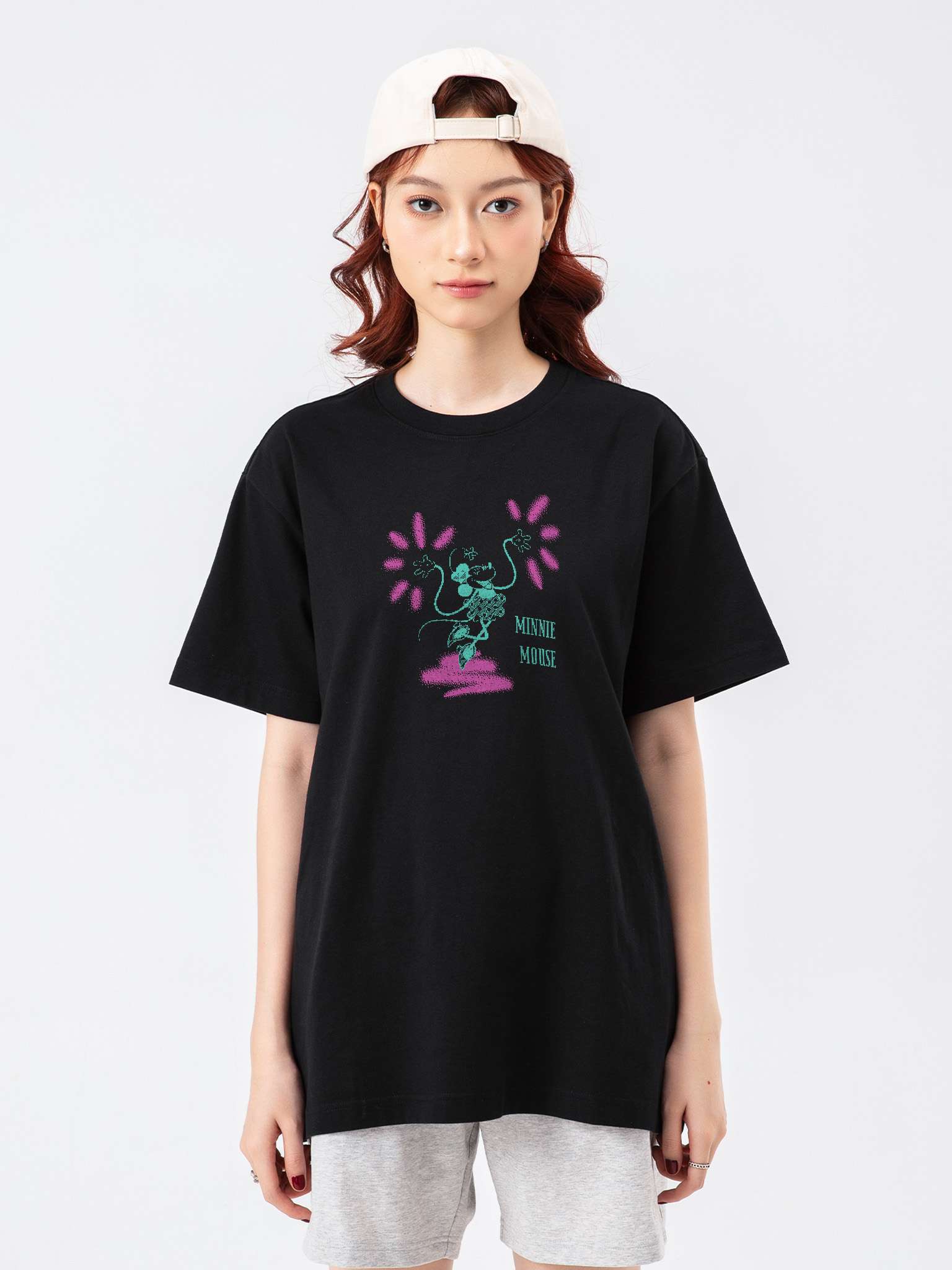Áo thun Relaxed Fit Disney Minnie Digi