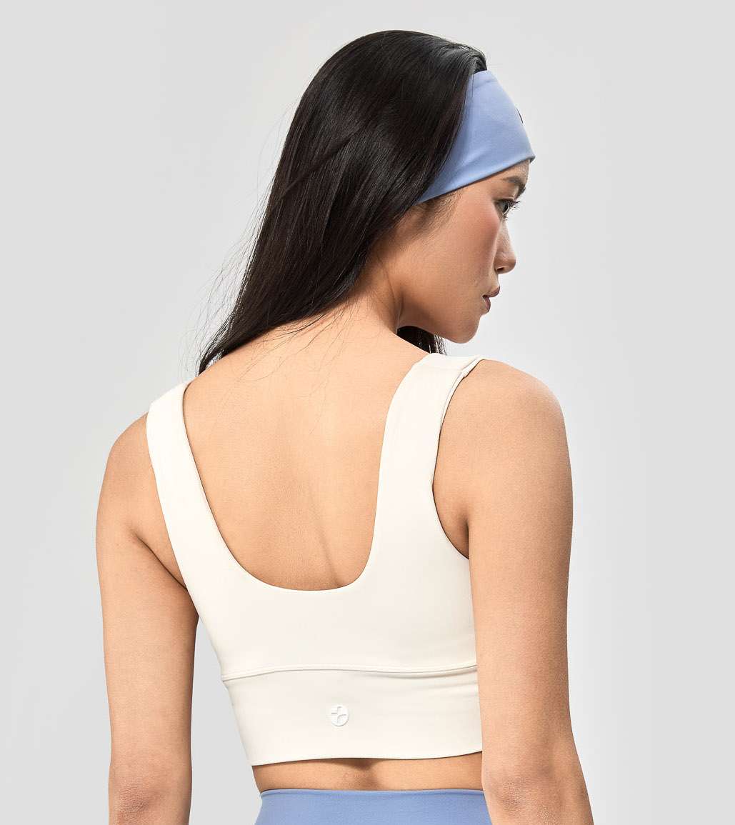 Áo Bra V-Neck CoolSoft Light Support more