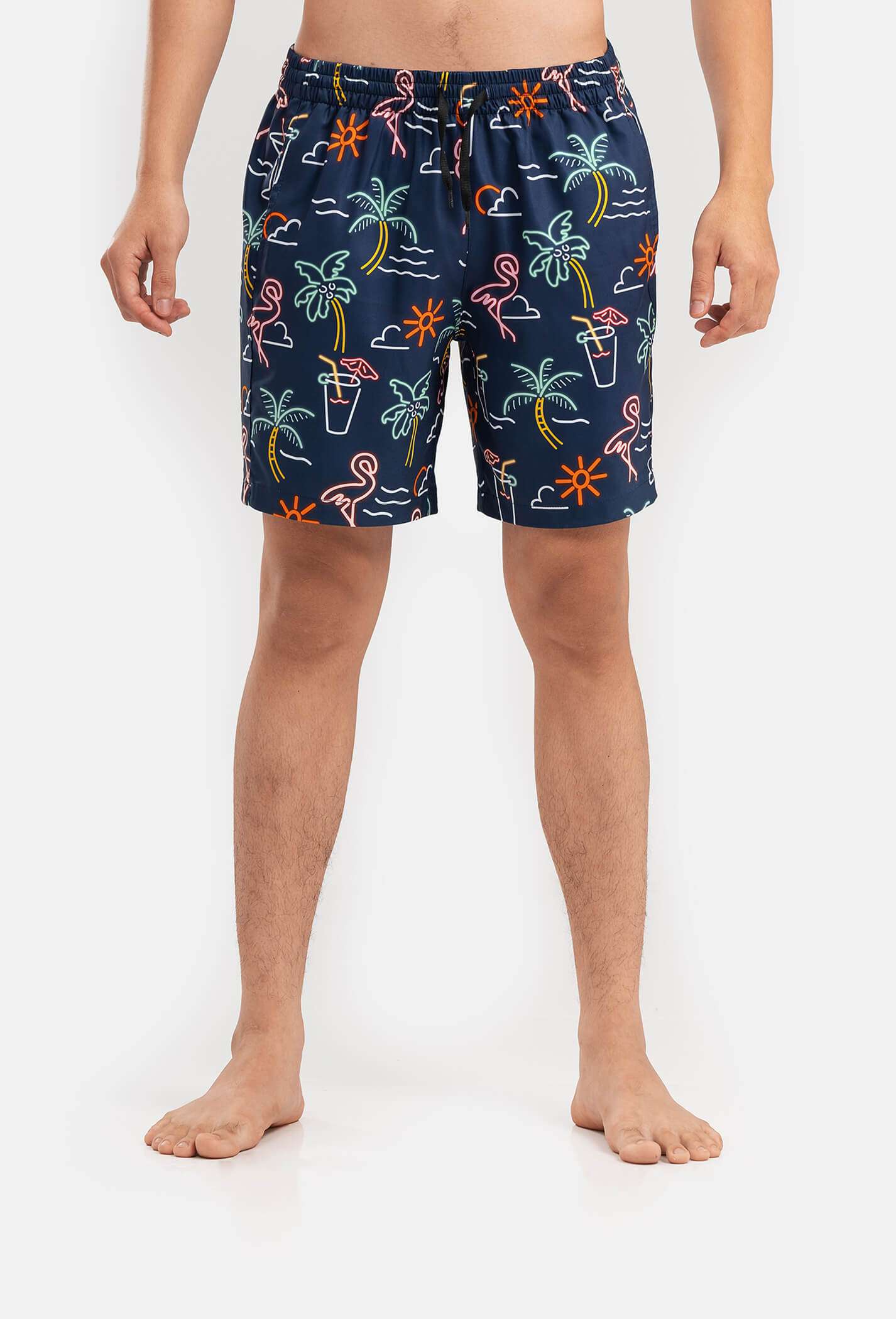 Quần shorts nam Classic Beach có túi khoá sau - Outlet