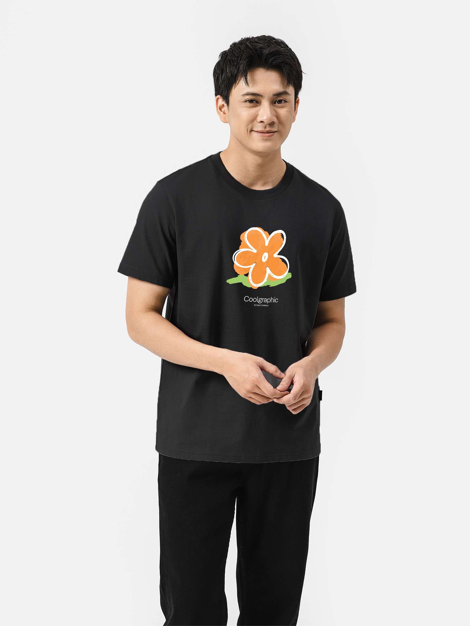 Áo thun Cotton 220gsm Regular Coolgraphic Daisy