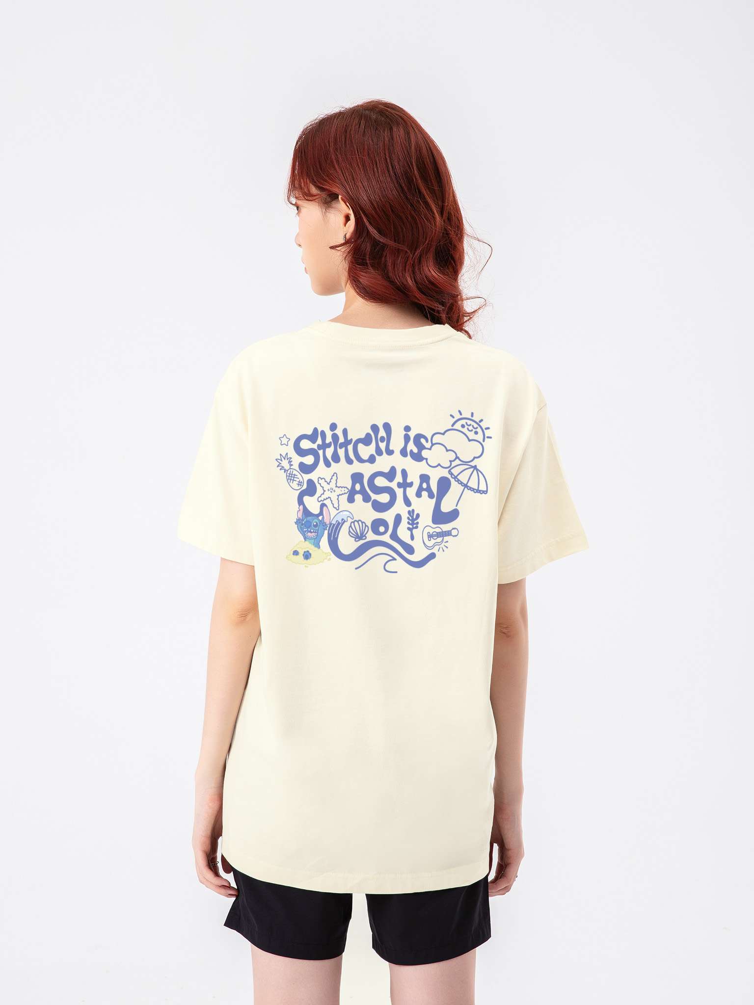 Áo thun Relaxed Fit Regular Disney Stitch Is Coastal Cool more