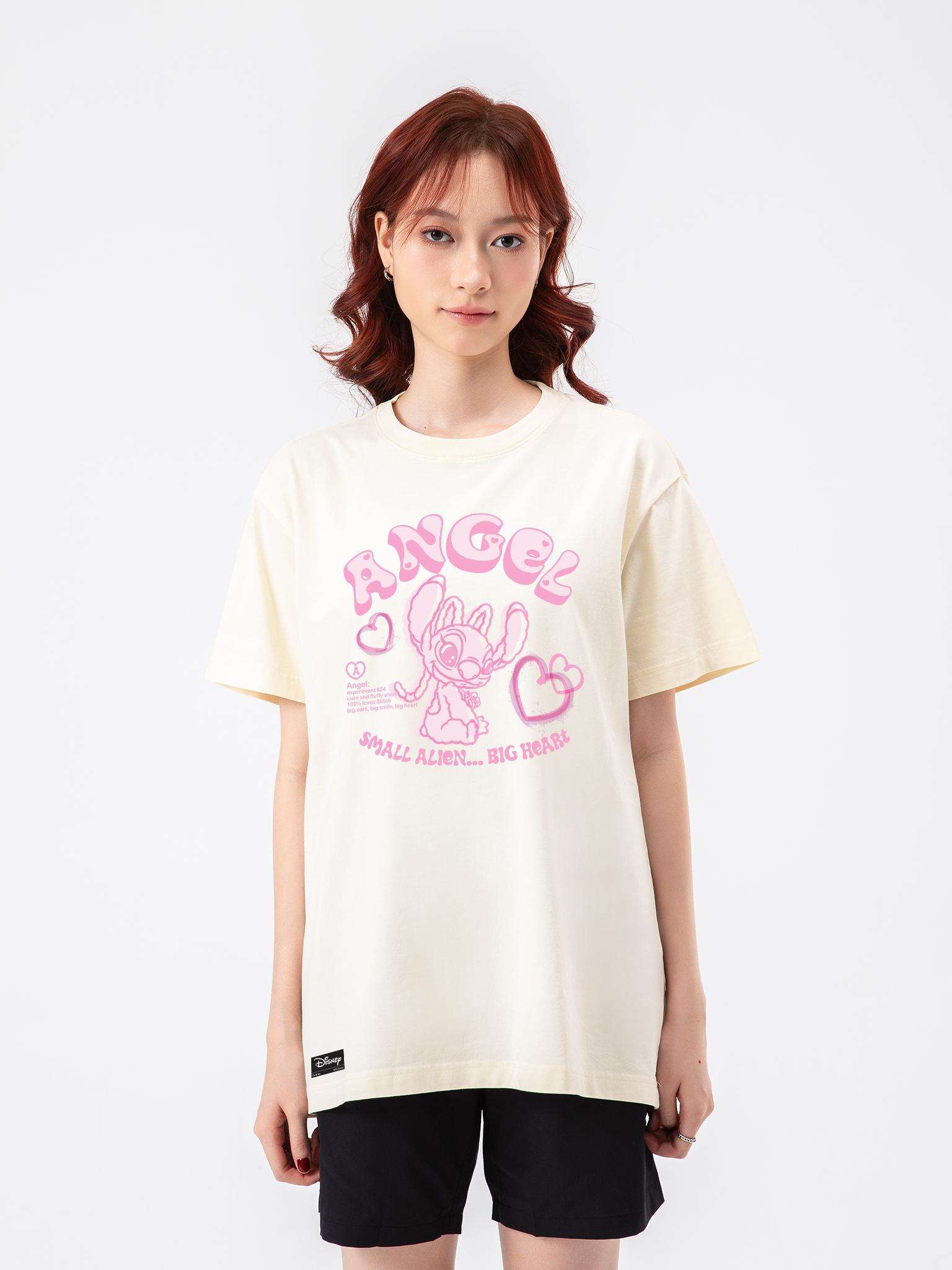 Áo thun Relaxed Fit Stitch Angel