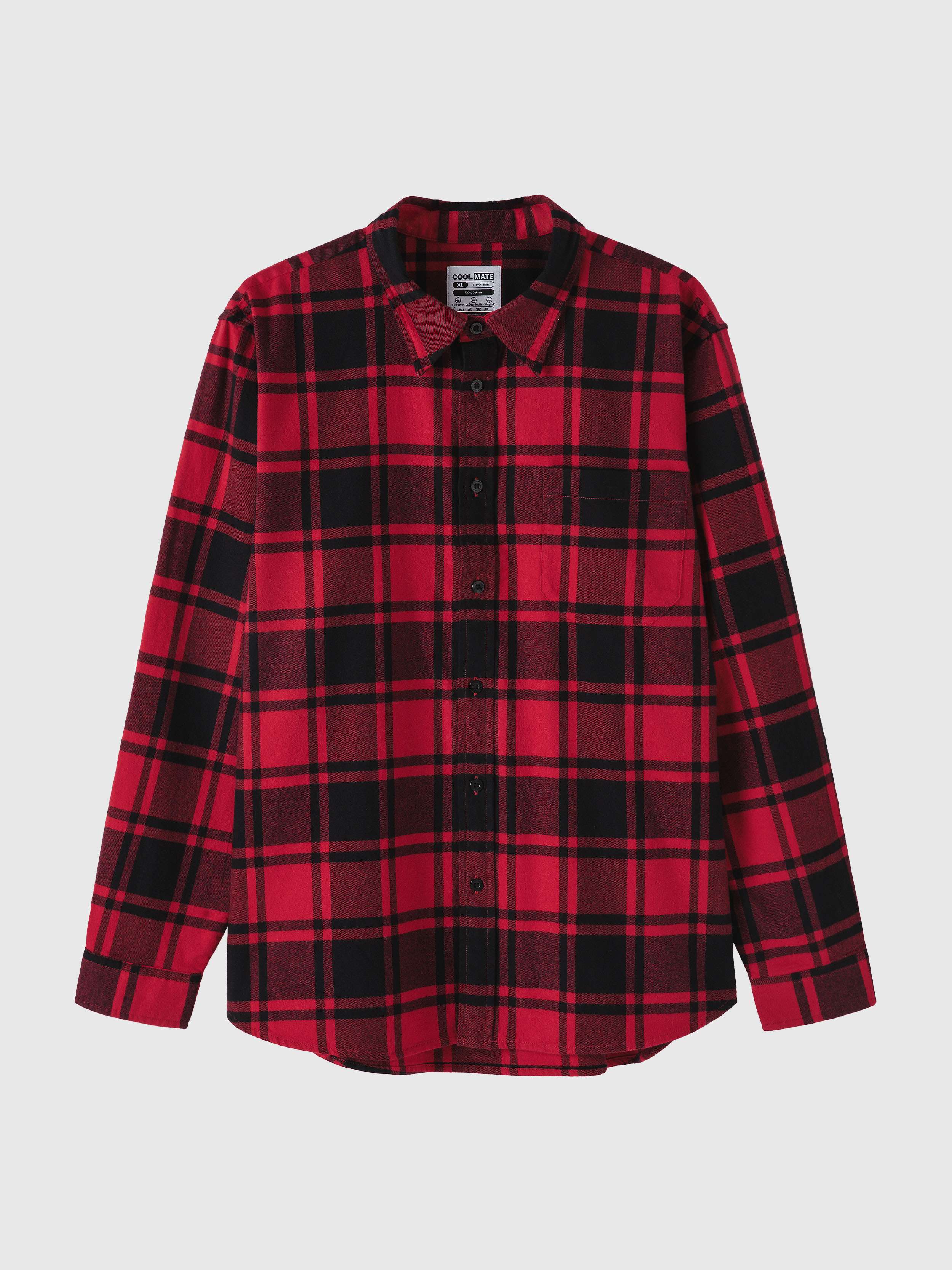 Áo sơ mi Flannel 100% Cotton more
